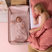 Tutti Bambini Cozee Zen Bedside Crib - Blush