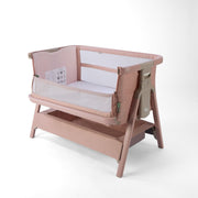 Tutti Bambini Cozee Zen Bedside Crib - Blush