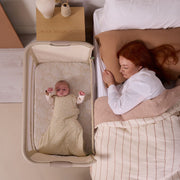 Tutti Bambini Cozee Zen Bedside Crib - Sand