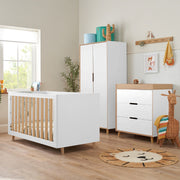 Tutti Bambini Fika 3pc Room Set - White/Light Oak