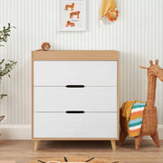 Tutti Bambini Fika 3pc Room Set - White/Light Oak