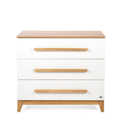 Tutti Bambini Halle Chest Changer - White / Golden Oak