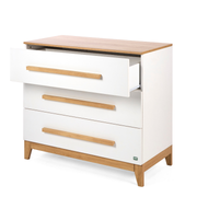 Tutti Bambini Halle Chest Changer - White / Golden Oak