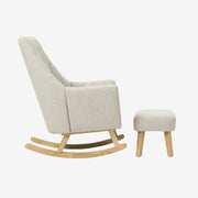Tutti Bambini Jonah Rocking Chair & Foot Stool Set - Pebble