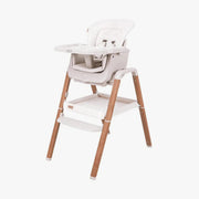 Tutti Bambini Nova Birth to 12 Years Complete Highchair Package - Ecru / Walnut