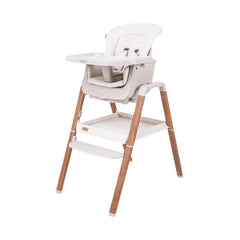 Tutti Bambini Nova Evolutionary Highchair - Ecru/Walnut