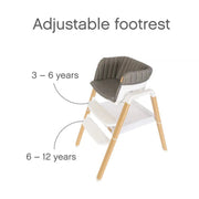 Tutti Bambini Nova Evolutionary Highchair - Grey/Oak