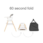Tutti Bambini Nova Evolutionary Highchair - White/Oak