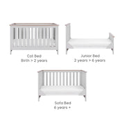 Tutti Bambini Verona 2 Piece Room Set - Dove Grey/Oak