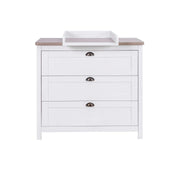 Tutti Bambini Verona 2 Piece Room Set - White/Oak