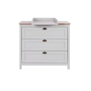 Tutti Bambini Verona 3 Piece Room Set - Dove Grey/Oak