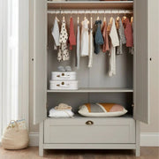 Tutti Bambini Verona 3 Piece Room Set - Dove Grey/Oak