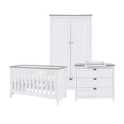 Tutti Bambini Verona 3 Piece Room Set - White/Oak