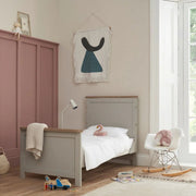 Tutti Bambini Verona 3pc Room Set with Pocket Sprung Mattress - Dove Grey/Oak