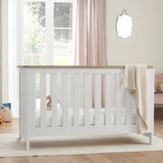 Tutti Bambini Verona 3pc Room Set with Pocket Sprung Mattress - White/Oak