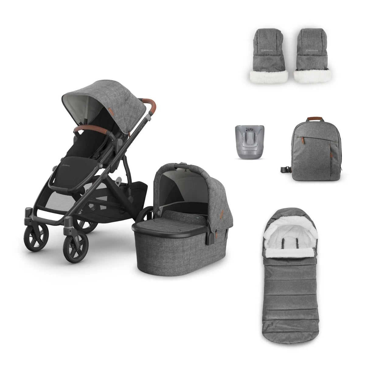 UPPAbaby VISTA V3 Pushchair & Accessories Bundle – Newbie and Me