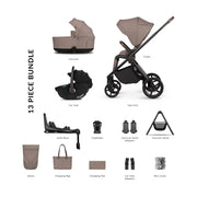 Venicci Claro 2 - 4in1 Plus Tiago Bundle - Almond