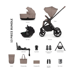 Venicci Claro 2 - 4in1 Plus Tiago Bundle - Almond
