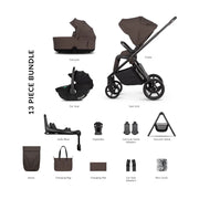 Venicci Claro 2 - 4in1 Plus Tiago Bundle - Chocolate