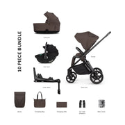 Venicci Claro 2 - 4in1 Tiago Bundle - Chocolate
