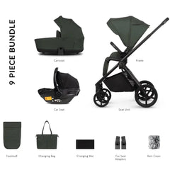 Venicci Claro 3 In 1 Travel System Bundle - Forest