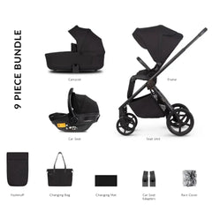 Venicci Claro 3 In 1 Travel System Bundle - Noir