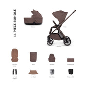 Venicci Tila 2 in 1 Essential Bundle - Noce