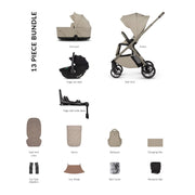 Venicci Tila 4 in 1 Luxury Bundle - Latte