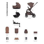 Venicci Tila 4 in 1 Luxury Bundle - Noce