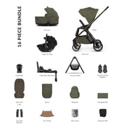 Venicci Tila 4 in 1 Plus Ultimate Bundle - Olive