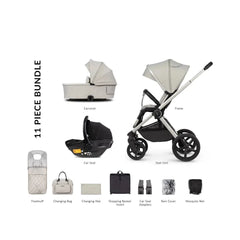 Venicci Tinum Upline 3 In 1 Travel System Bundle - Moonstone