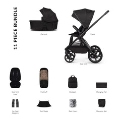 Venicci Upline 3 - 2in1 Bundle - Onyx
