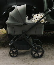 Venicci Upline 3 Hunter 4in1 plus Bundle with Beige Tiago 2 Car Seat - Dark Olive