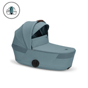 Cybex Balios S Lux Taupe Pushchair & Carrycot - Stormy Blue