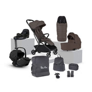 Silver Cross Nia Travel System with Accessories - Chocolate
