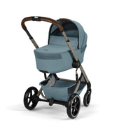 Cybex Balios S Lux Taupe Pushchair & Carrycot - Stormy Blue