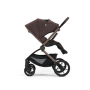 Oyster Vee Stroller & Carrycot - Chocolate