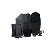iCandy Core 2 Pushchair and Carrycot Complete 360 Car Seat Bundle - Black