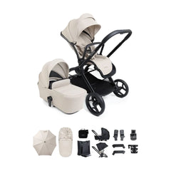 iCandy Core 2 Pushchair and Carrycot Complete Bundle - Sandstone