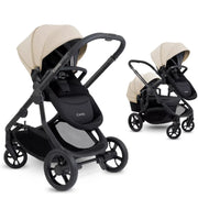 iCandy Orange 4 Double Pushchair Bundle - Latte