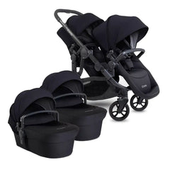 iCandy Orange 4 Twin Pushchair Bundle - Black Edition