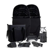 iCandy Orange 4 Twin Travel System & Car Seat - Black Edition