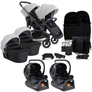 iCandy Orange 4 Twin Travel System & Car Seat - Glacier