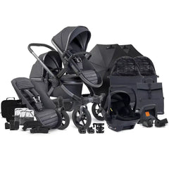 iCandy Peach 7 All-Terrain Storm Double - Complete Car Seat Bundle