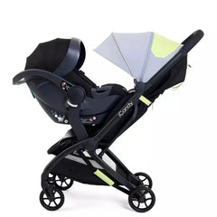 iCandy Pip Travel System with Black Cocoon Car Seat - Limestone